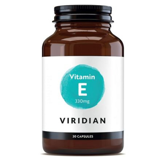 Vitamin E (400iu) natural 30caps Viridian - Vitamins and minerals