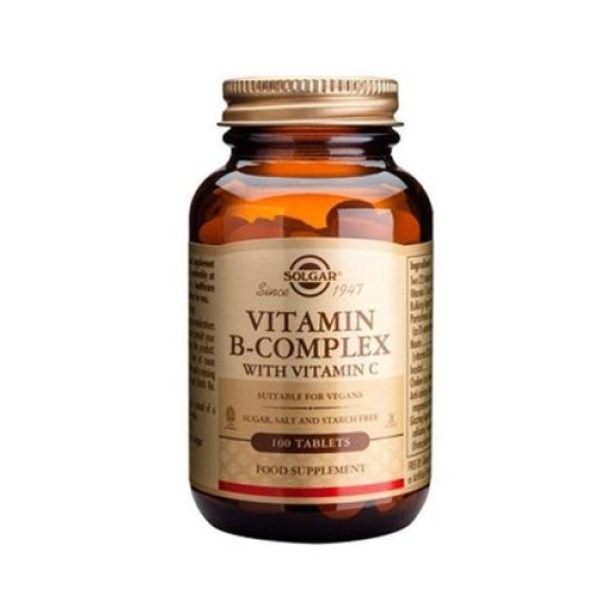 B Complex+vit C 100comp Solgar - Vitamines i minerals