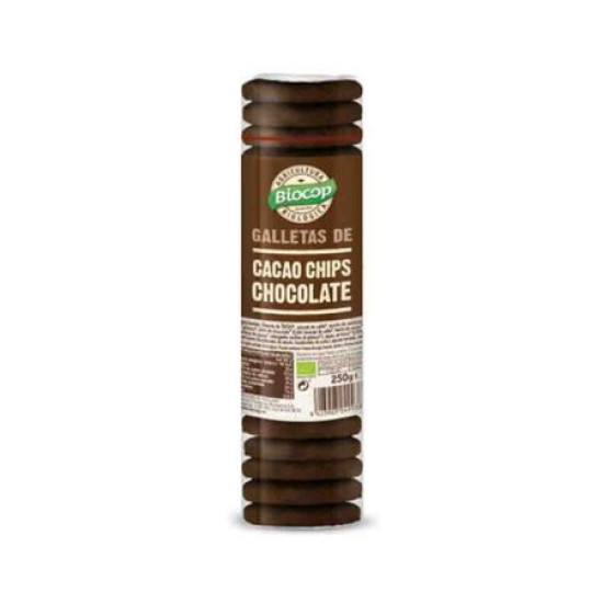 Cocoa cookie with chocolate 250gr Biocop ECO - Cookies