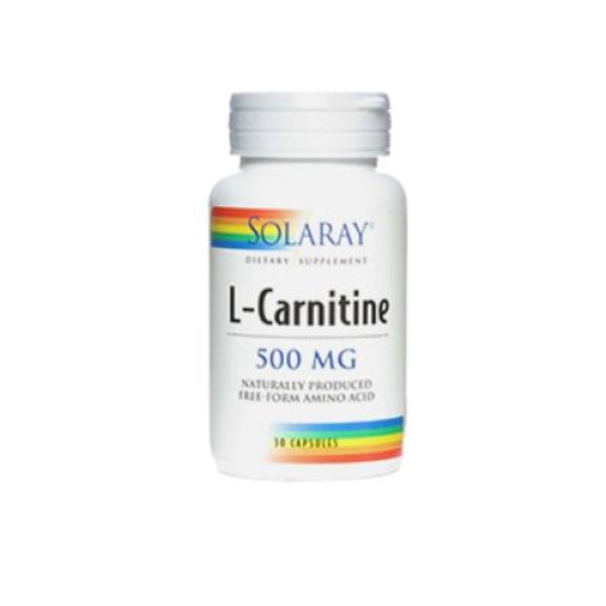 L-Carnitine 500mg 30caps Solaray - Energéticos