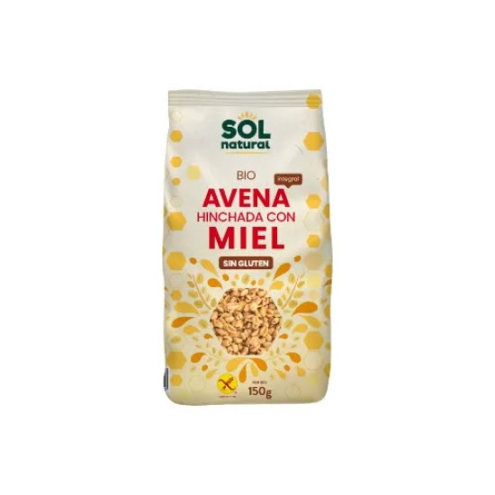 Avena hinchada con miel 150gr SolNatural ECO - Cereales barritas y muesli