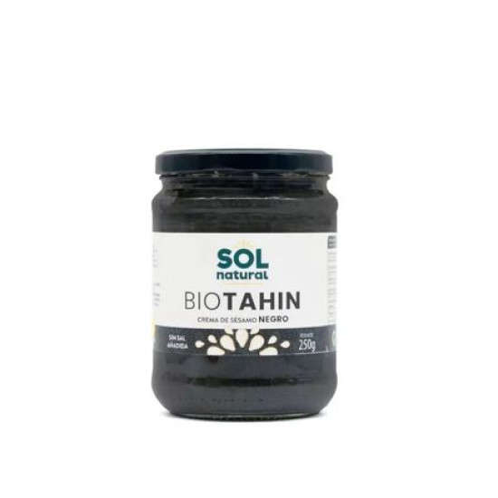 Tahin negre sense sal afegida 250gr SolNatural ECO - Pates