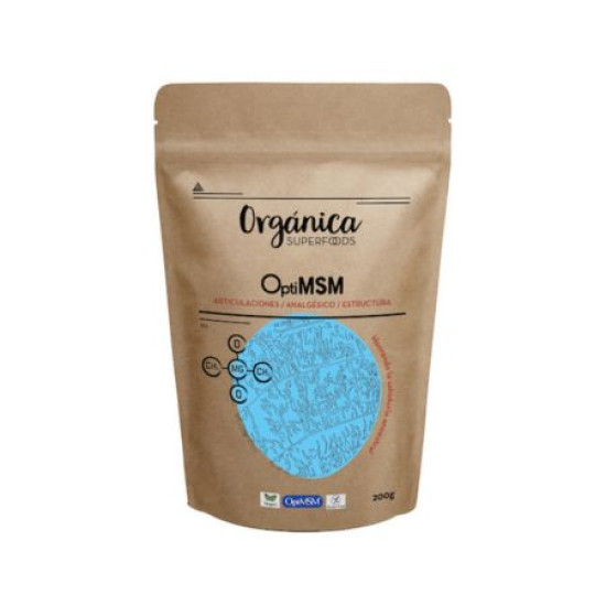 OptiMSM 200g Organica Superfoods ECO - Huesos y articulaciones