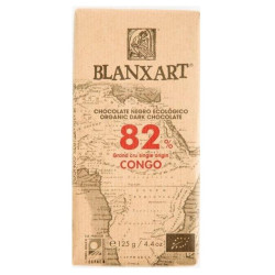 Chocolate Negro 82% Congo 80gr Blanxart ECO
