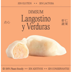 Dimsum de langostino y verduras 5 Ud. Sin Gluten Wong Family