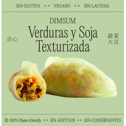 Dimsum Verduras y Soja texturizada 5 Ud. Sin Gluten Wong Family