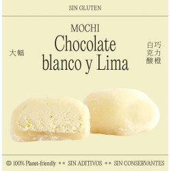 Mochi de Chocolate blanco y Limón 2 Unidades Sin Gluten Wong Family