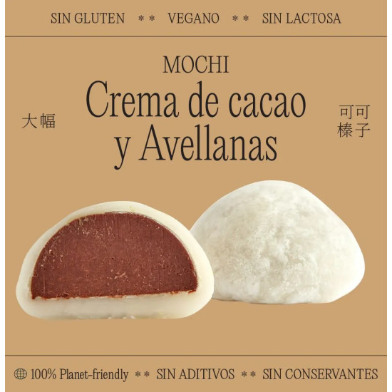 Mochi Crema Choco 2 Unid Sin Gluten Wong Family - Platos Preparados Congelados
