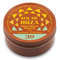 Crema solar SPF30 lata 100gr SoldeIbiza