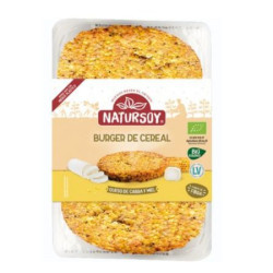 Hamburguesas de Cereales Queso de cabra y miel 2 unido 200gr Natursoy