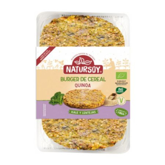 Hamburgueses veganes de Quinoa Kale i Llenties 2 unit 200gr - Embotits Vegans