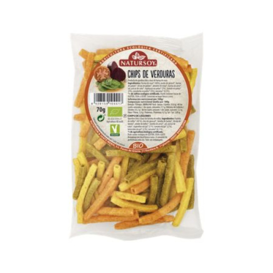 Chips de Verduras 70gr Natursoy ECO - Galletas