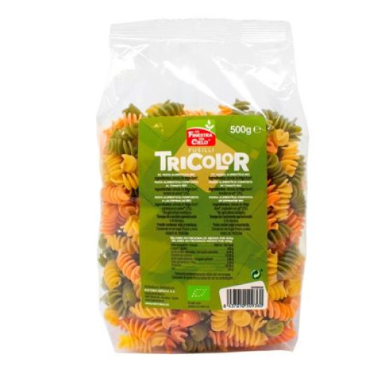 Spirales Tricolores 500g La Ventana Sul Cielo ECO - Pâtes
