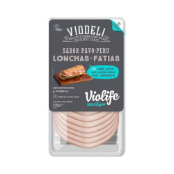 Rebanadas Gallo de Indio Vegano Sin Gluten 100gr Violife
