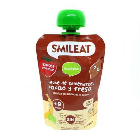 Puch milk almond, cocoa and strawberry 100gr Smileat ECO - Child’s