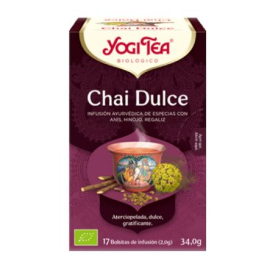 Yogi Tea Chai Dulce 17 X 2 G ECO - Cafe e infusiones