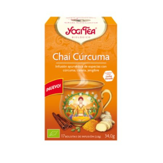 Yogi Tea Chai Cúrcuma 17 X 2 G ECO - Cafe e infusiones