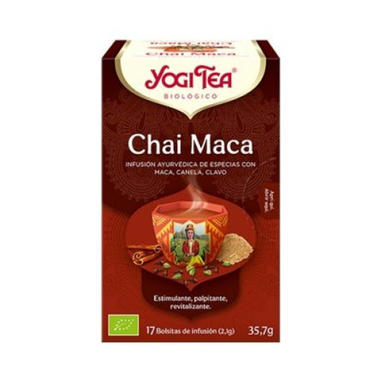 Yogi Tea Maca Chai Organic 17 X 2 G ECO - Cafe e infusiones