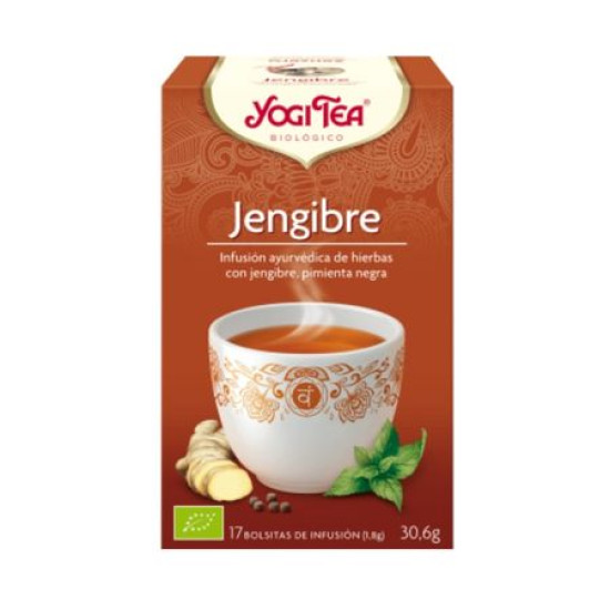 Yogi Tea Gingembre 17 x 1,8 g ECO - Café et thés