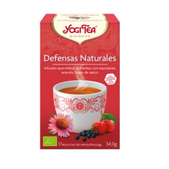 Yogi Tea Défenses Naturelles 17 x 2 g ECO - Café et thés