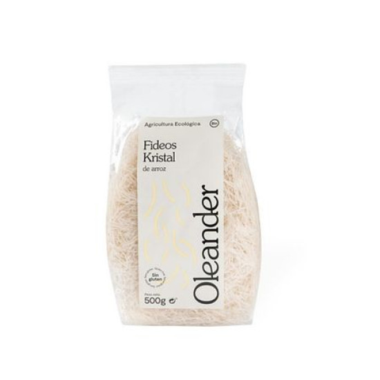 Fideos Kristal de Arroz Sin Gluten 500g Oleander ECO - Pasta