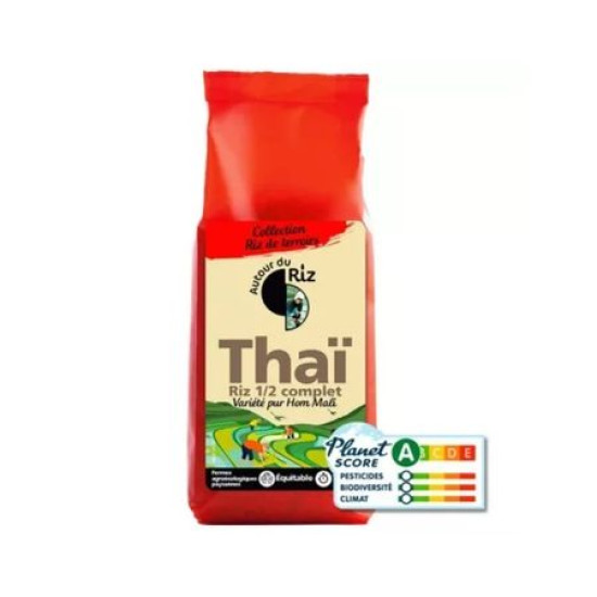 Arròs Thai Semi Integral 500gr Autour du Riz ECO - Arròs