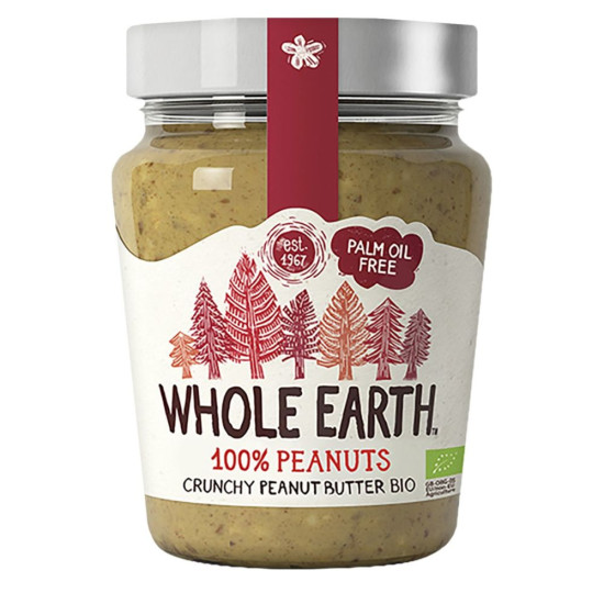 Crema de cacahuete crujiente 227gr Whole Earth ECO - Salsas
