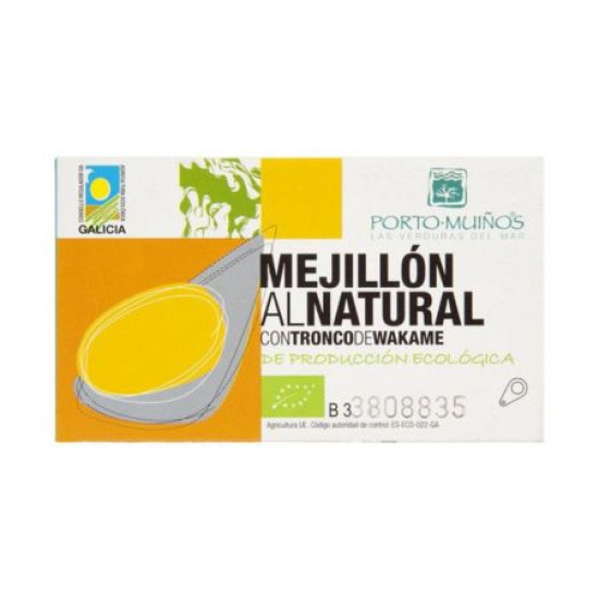 Mejillones con Algas en Escabeche Blanco 125g - Pescado en conserva