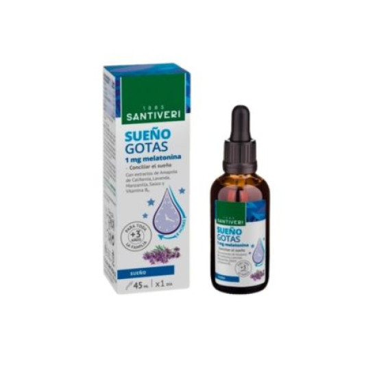 Dream drops with melatonin 45ml Santiveri - Nervous system