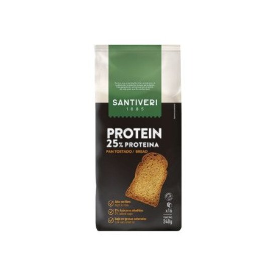 Tostadas 25% Protéines 240g Santiveri - Boulangerie