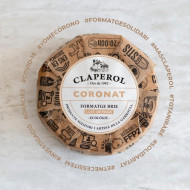 Formatge Solidari Coronat Brie 350gr Claperol ECO