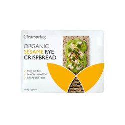 Pan Crujiente con Sésamo 200gr Clearspring ECO