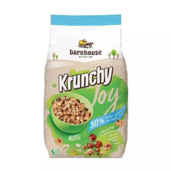 Muesli Krunchy Hazelnuts 375gr Barnhouse ECO - Cereals, bars and muesli