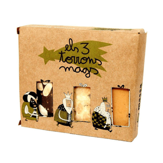 Les 3 Nougats Magiques bio 180gr boîte MassaXuxes