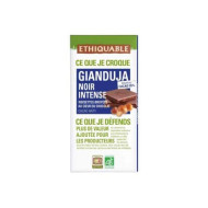 Chocolate gianduja noir intense 55% Haiti Ethiquable ECO