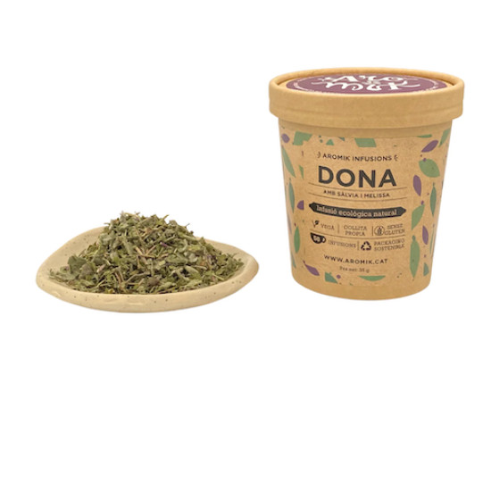 Infusión Mujer con Sálvia, menta poliol y alisa 35 gr Aromik ECO - Cafe e infusiones