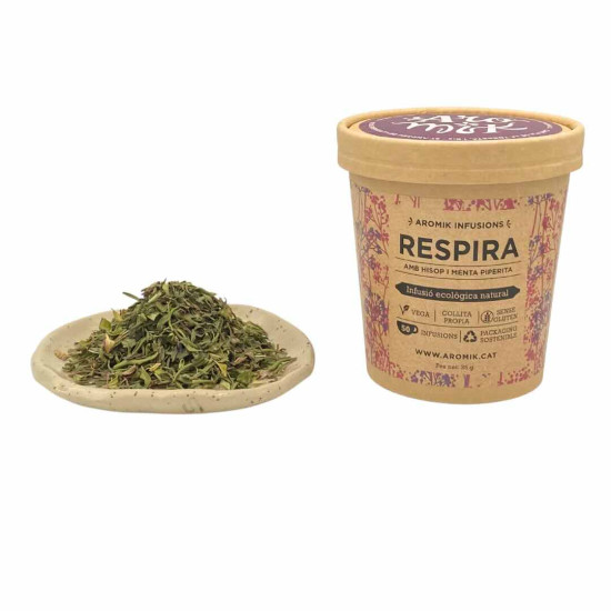 Infusion Breathe with hyssop, snake and mint 35 gr Aromik ECO - Coffee and teas