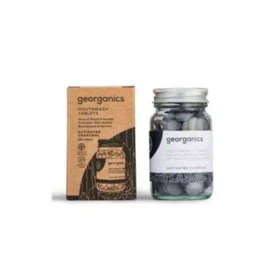 Dentrific Mineral Carbón Activo 180cabezas Georganics ECO - Limpieza bucal