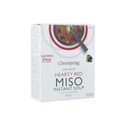 Sopa Miso Picante con Algas 4 Sobres Clearspring