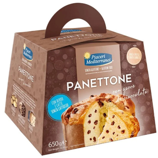 Gluten-Free Chocolate Panettone 650g Piaceri Mediterranei