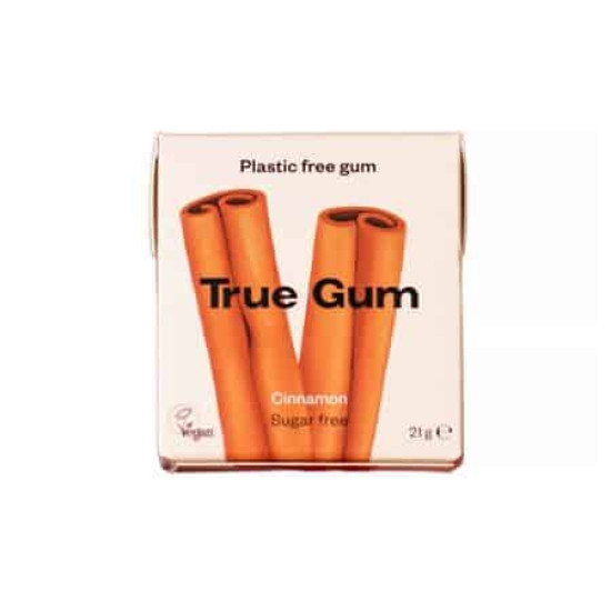 Chicles de canela 21g True Gum - Azúcares y Edulcorantes