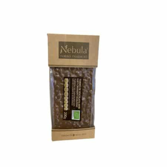 Crunchy Milk Chocolate Nougat 200g Nebula ECO - Chocolate and Caramels