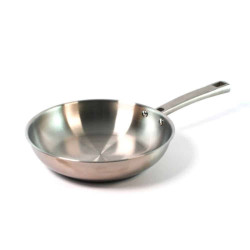 Paella de acero inoxidable 24cm sin antiadherente Lacor 