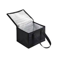 Bolsa térmica negra (14x28x17cm)