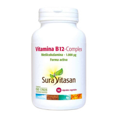 Vitamina B12 Metilcobalamina 500ug 100veg hacia Sura Vitasan