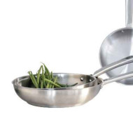 Stainless steel frying pan 28cm without non-stick coating Lacor