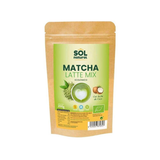 Matcha Latte Mix 200g ECO Natural Sun - Coffee and teas