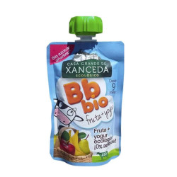 Pouch Puré de Frutas y Yogur bebés + 9 meses 90g Xanceda ECO