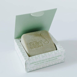 Jabón Piel Grassa Àloe Vera I Bergamota Leche de Burra 115 G Alba Natura