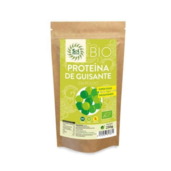 Protéine de Pois Bio 250g Sol Natural ECO - Protéines et acides aminés